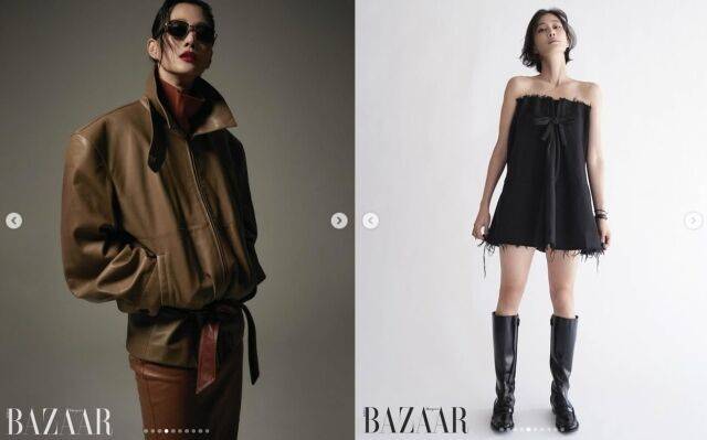 모델 겸 방송인 이현이 데뷔 20주년 기념 화보./하퍼스바자 코리아, 이현이 소셜미디어