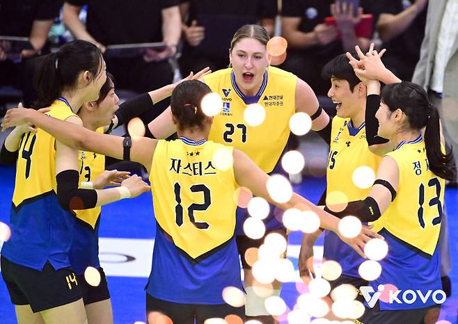 여자 프로배구 현대건설. (사진=KOVO 제공). 2025.11.04. *재판매 및 DB 금지