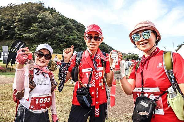 2018년 첫 클럽데이부터 지금까지 한 번도 빠지지 않고 참여한 최경숙·구본홍·고은숙씨.