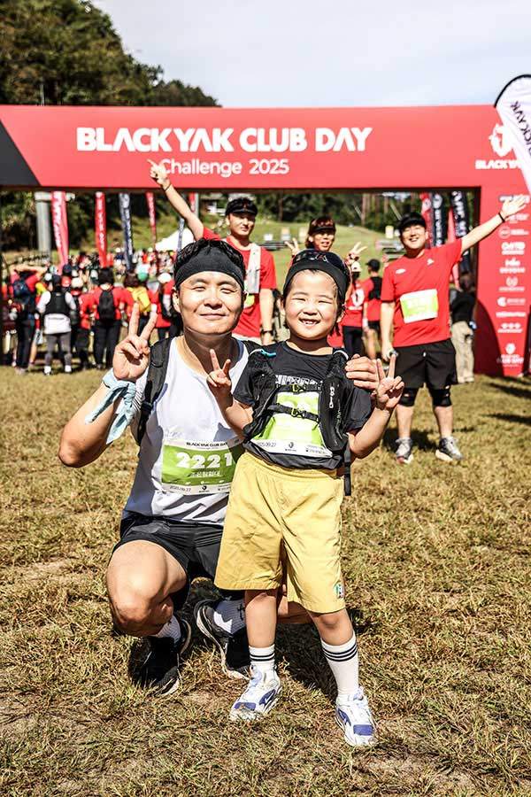 아버지와 아들 팀. 경기도 화성에서 온 조현규씨와 은우군.