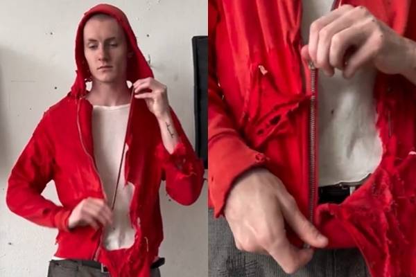 명품 브랜드 발렌시아가에서 새로 나온 신상품 후드 재킷이 심하게 훼손되고 해진 형태로 눈길을 끌고 있다. 이 재킷은 출시 24시간 만에 1차 물량이 완판된 것으로 알려졌다. 엑스(옛 트위터)