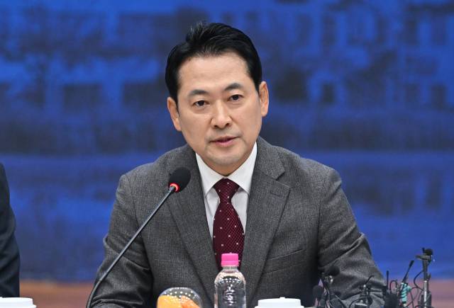 장동혁 국민의힘 대표가 3일 경북 안동시 경북도청에서 열린 대구·경북 지역민생 예산정책협의회에 참석해 발언하고 있다. 연합뉴스