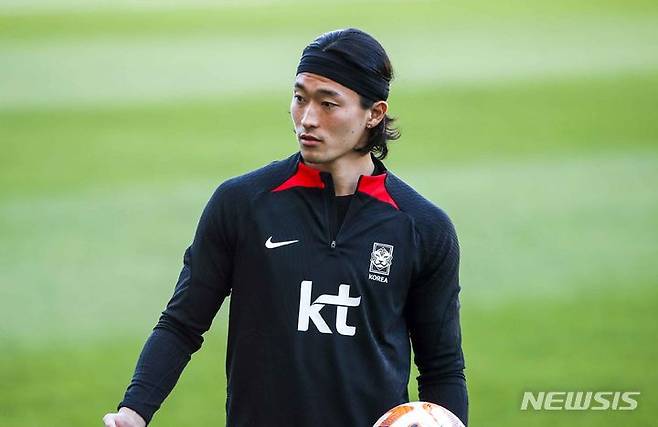 한국 축구대표팀 공격수 조규성. /사진=뉴시스