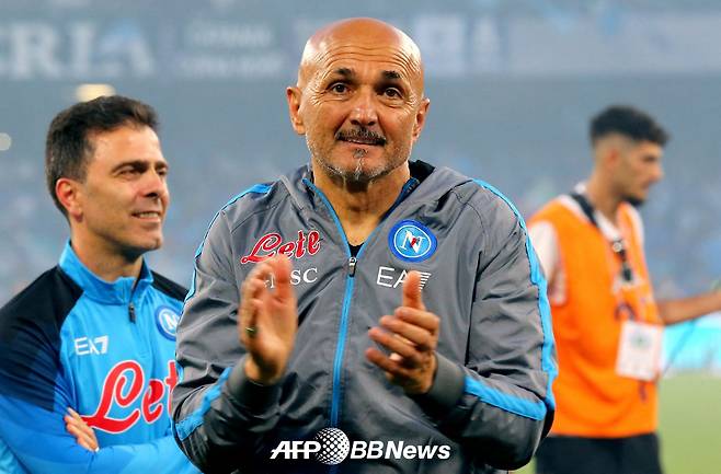 나폴리 시절 루치아노 스팔레티 감독. /AFPBBNews=뉴스1