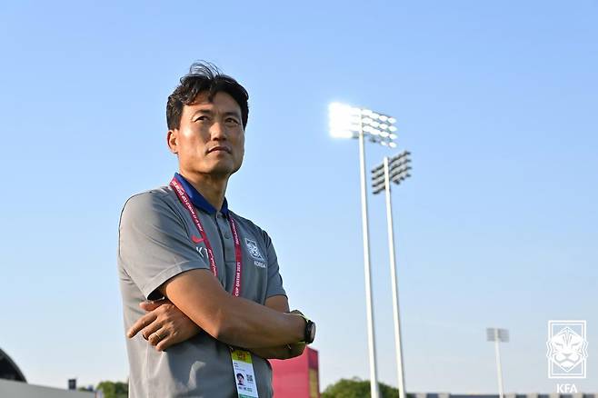 백기태 U-17 대한민국 국가대표팀 감독. /사진=대한축구협회(KFA) 제공