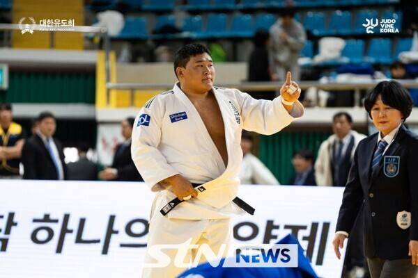 1위를 차지한 김민종 선수/사진=양평군청