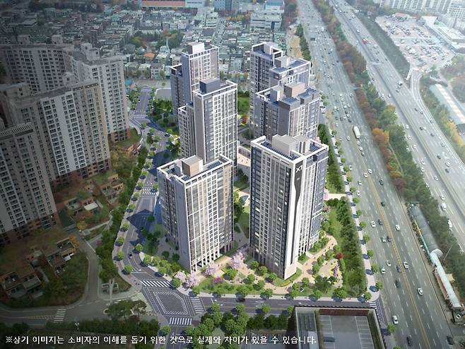 <수지자이 에디시온 조감도>