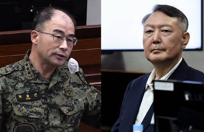 곽종근 전 육군 특수작전사령관 (왼쪽), 윤석열 전 대통령 (사진=연합뉴스)