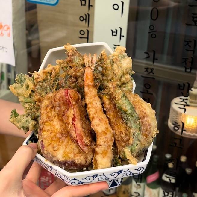 소바마에에서는 텐동도 맛볼 수 있다. 인스타그램 @soba_mae
