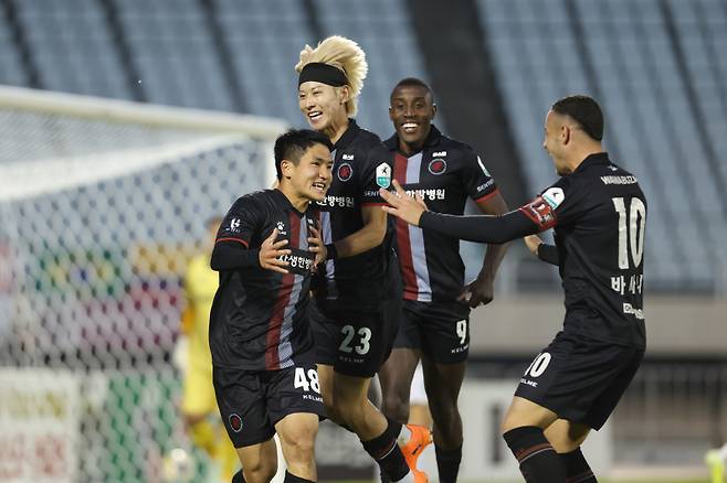 부천FC 선수단. 사진=프로축구연맹
