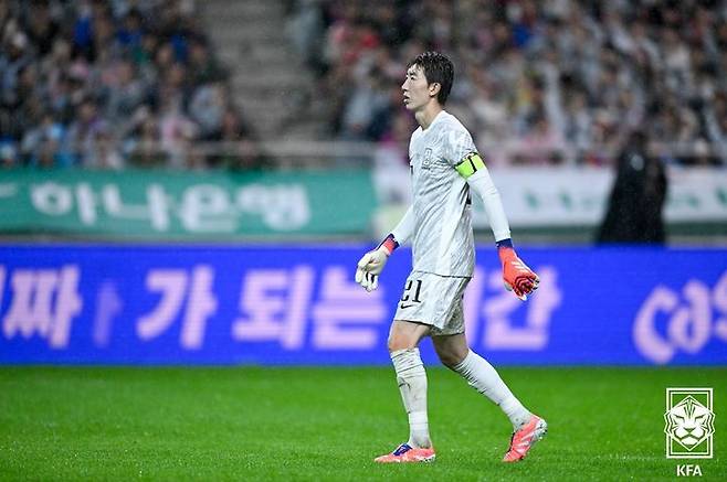 [서울=뉴시스] 축구 국가대표 골키퍼 조현우. (사진=대한축구협회 제공) *재판매 및 DB 금지