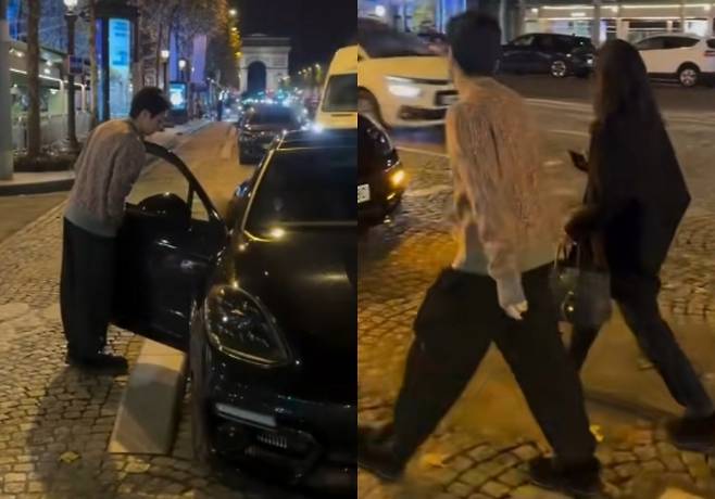 이강인과 그의 연인. 사진|틱톡