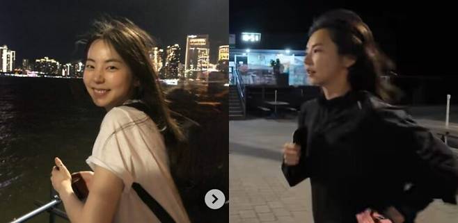 가수 겸 배우 안소희가 한강 공원에서 3km 러닝에 성공했다. 사진=안소희 SNS/유튜브 채널