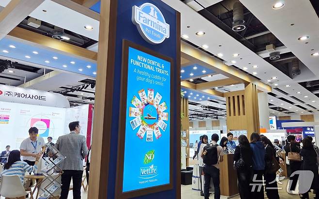 '파사바 2025'에 설치된 파미나 부스 ⓒ 뉴스1 최서윤 기자