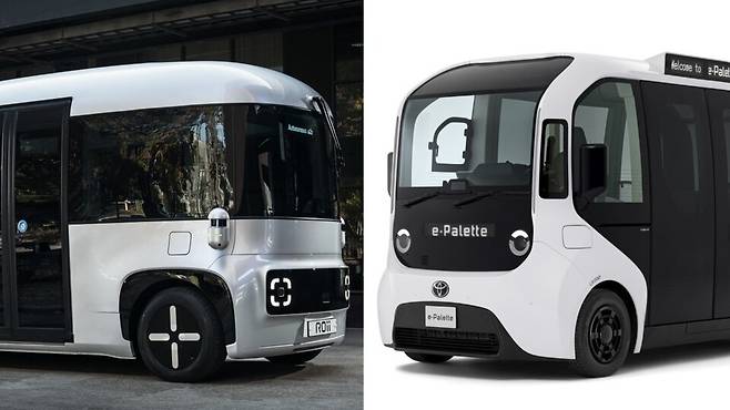 오토노머스에이투지 로이 vs 토요타 e-팔레트