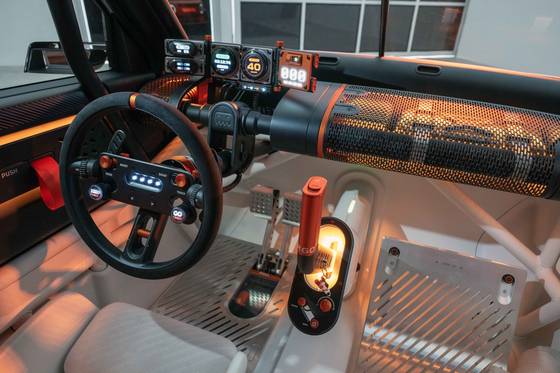 The interior of the Hyundai Insteroid concept [HYUNDAI MOTOR]