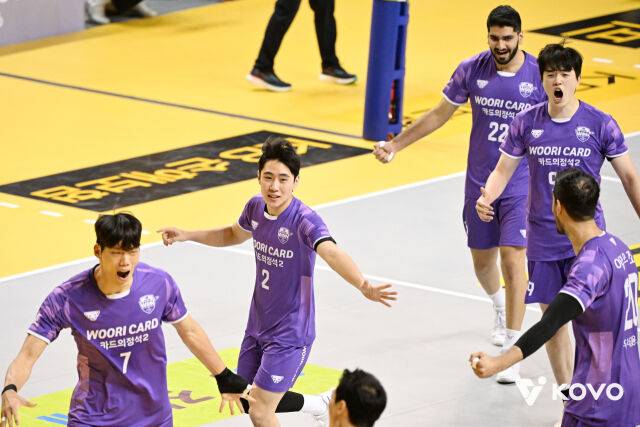 우리카드 배구단./KOVO