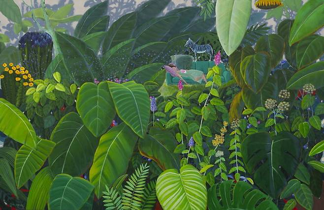 [여수=뉴시스] 이존립 작가 작품 '정원-휴'. (사진=예울마루 제공) 2025.11.07. photo@newsis.com *재판매 및 DB 금지