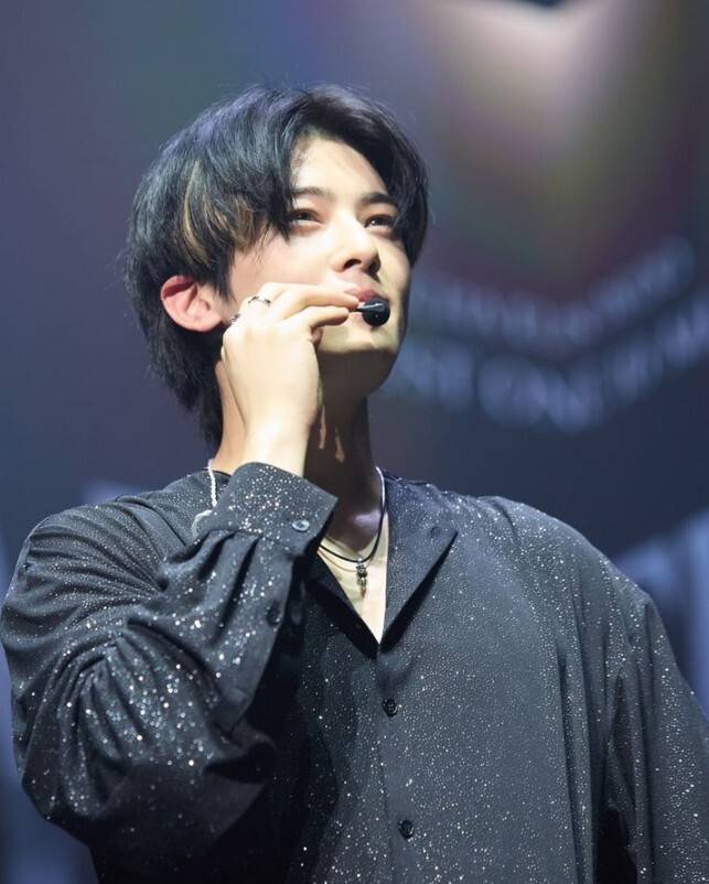 차은우의 ARS 이벤트는 지정된 번호로만 참여 가능하다. 판타지오 제공