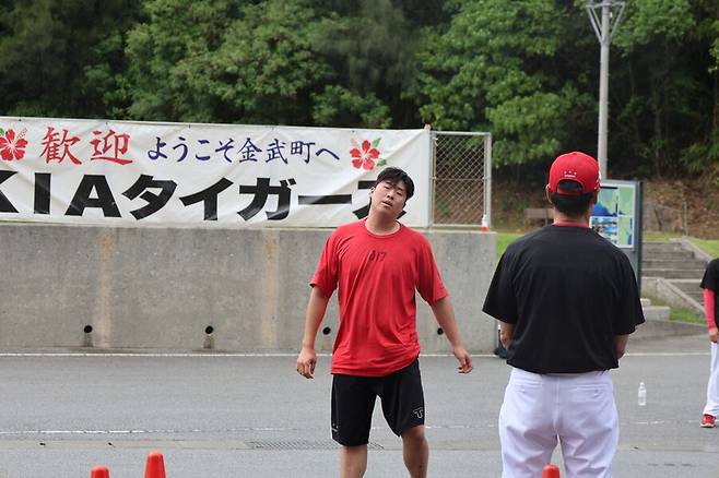 ▲ KIA 좌완 중 가장 빠른 공을 던지는 선수 중 하나인 김세일 ⓒKIA타이거즈