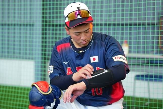 기시다 요키노리. /사진=일본 야구 국가대표팀 공식 홈페이지
