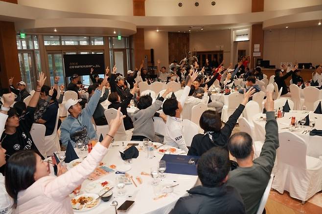 5일 제주 테디밸리 골프앤리조트에서 선수와 캐디, 그리고 가족을 위한 KPGA 패밀리데이가 진행됐다.