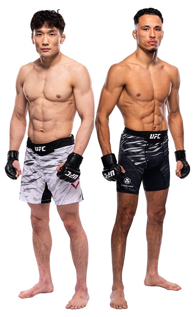 RTU 시즌2 밴텀급 우승자 이창호, 라이트급 출신 티머시 앙헬 쿠암바 UFC on ESPN+ 121 제6경기 프로필. 사진=TKO