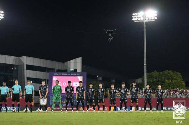 8일 스위스와 경기에 출전한 한국 선수들. /대한축구협회 제공