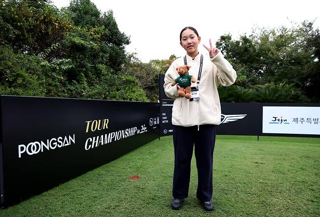 유소년 골프선수 박채주. /사진=KPGA 제공