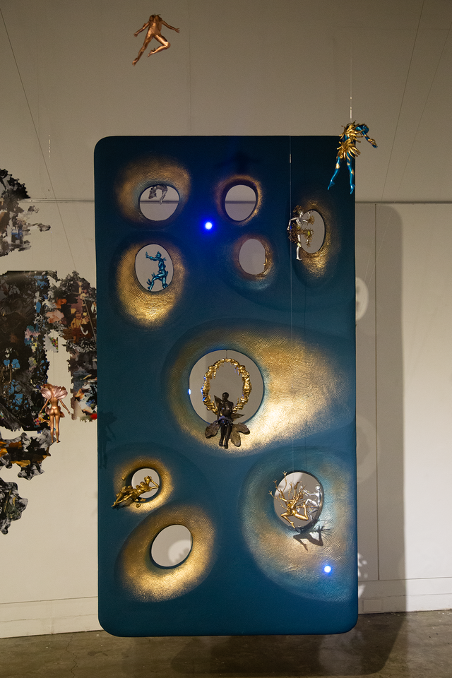 현채은 작, '영혼투영일편(靈魂投影一片)', 혼합재료, 2024. 달서아트센터 제공