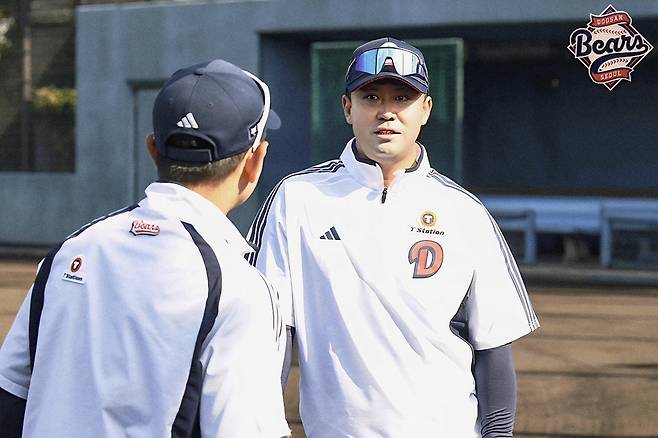 두산 베어스 손지환 수비 코치. (두산 제공)