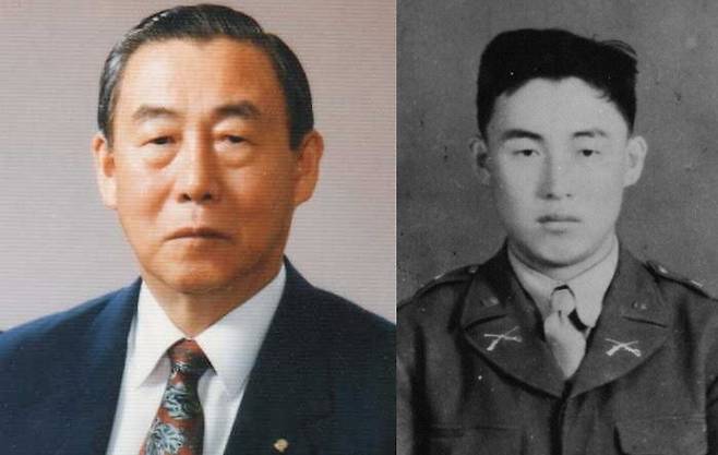 1975년 4월 월남 패망 당시 주월남 한국 대사관 공사를 지낸 이대용(1925∼2017) 장군.&nbsp;오른쪽 사진은 육군 장교로서 6·25 전쟁에서 혁혁한 무공을 세우던&nbsp;시절의 모습. 세계일보 자료사진
