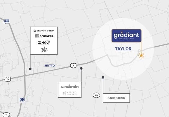 테일러에 위치한 그래디언트 테크놀로지 파크 [아이마켓코리아 제공. 재판매 및 DB 금지]
