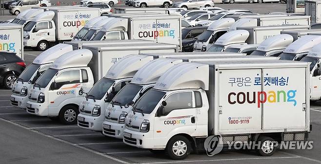쿠팡 배송 차량 [연합뉴스 자료사진]