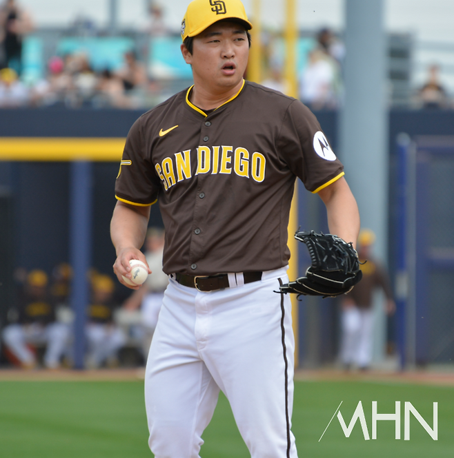 (샌디에이고 시절의 고우석)