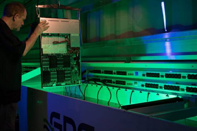 GRC 액침냉각.(사진=GRC)