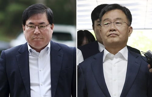 왼쪽부터 유동규 전 성남도시개발공사 기획본부장, ‘화천대유자산관리 대주주’ 김만배 전 머니투데이 기자.<연합뉴스 자료사진>