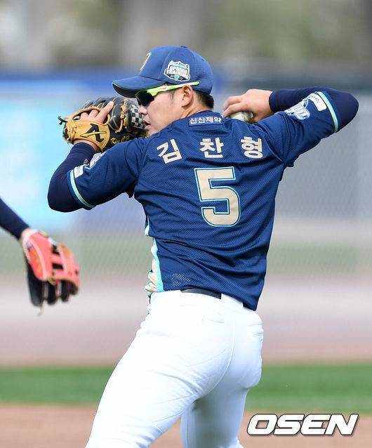 [OSEN=지형준 기자] NC 시절 김찬형. /jpnews@osen.co.kr