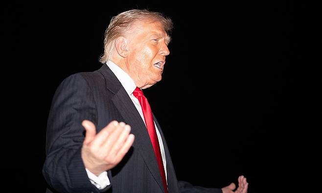 도널드 트럼프 미국 대통령. AFP연합뉴스