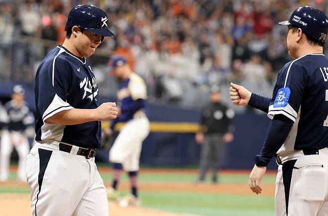 ▲ 노시환은 대표팀 좌우 밸런스를 유지할 중요한 타자로 손꼽힌다 ⓒ연합뉴스