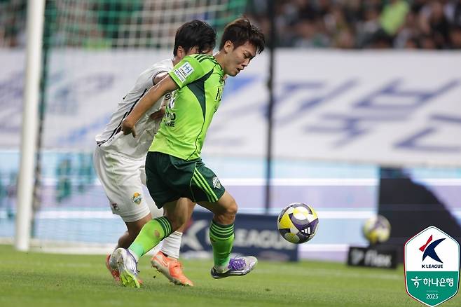 전북 미드필더 강상윤. /사진=한국프로축구연맹 제공