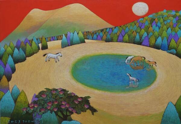 김성오 작가 作 '오름가족'