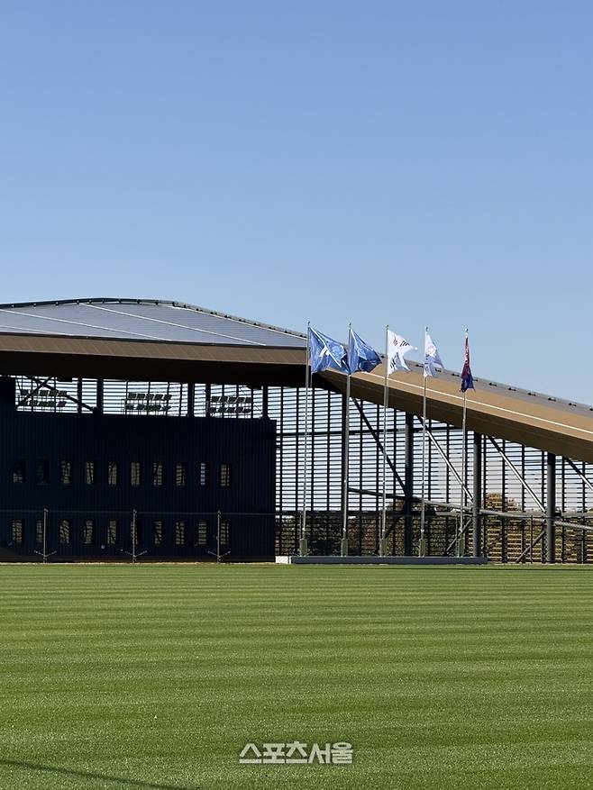 대한민국축구종합센터 훈련장 전경. 천안 | 정다워 기자