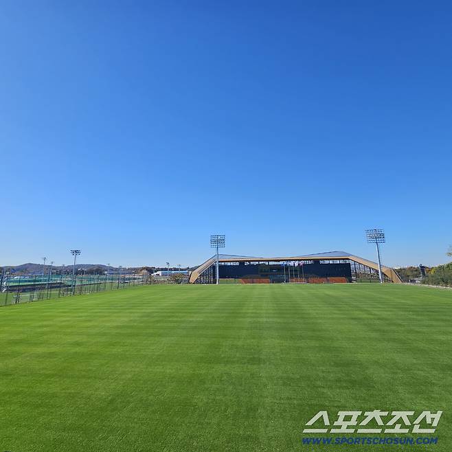 대한민국축구종합센터 천연 훈련장 전경. 사진(천안)=윤진만 기자yoonjinman@sportschosun.com