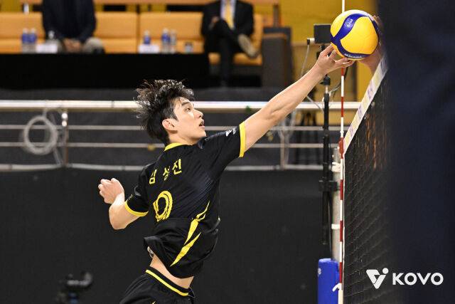 공격하는 임성진./KOVO