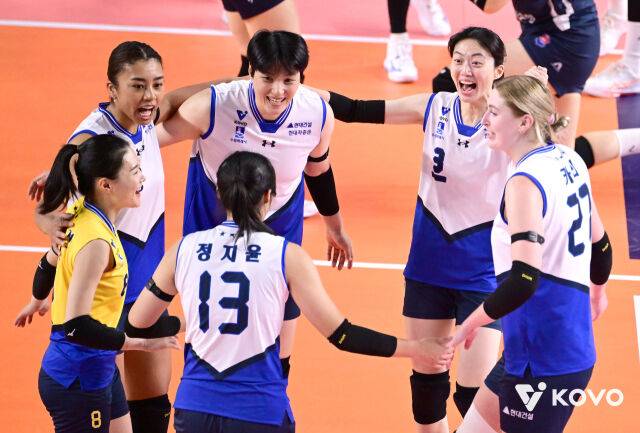 현대건설 선수단./KOVO