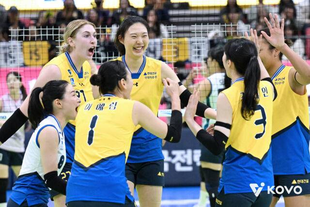 현대건설 선수단./KOVO