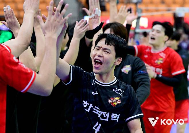 한국전력 정민수. 한국배구연맹