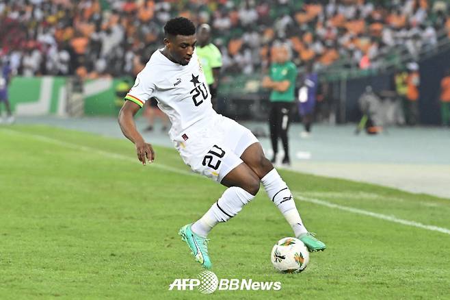 토트넘 소속 가나 국가대표팀 미드필더 모하메드 쿠두스. /AFPBBNews=뉴스1