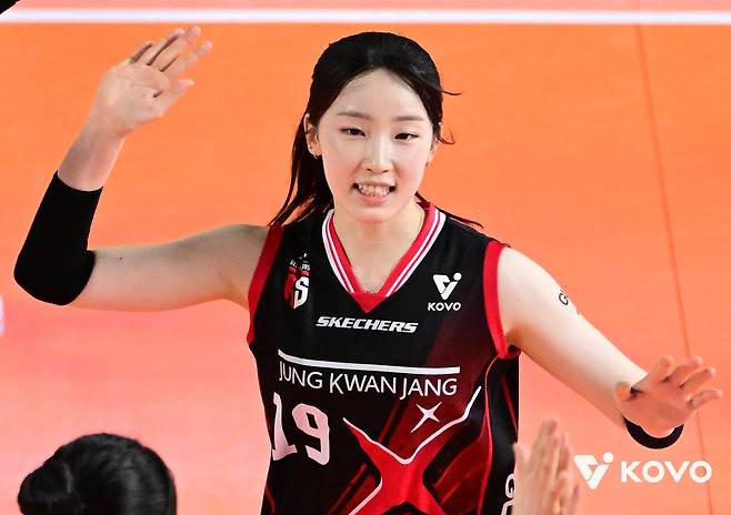 정관장의 세터 최서현 [한국배구연맹 제공. 재판매 및 DB 금지]